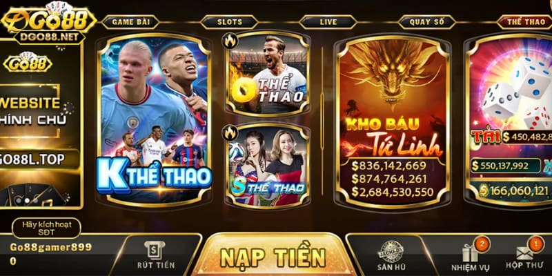 Tải Go88 Tổng quan về danh mục cá cược thể thao tại Tải Go88